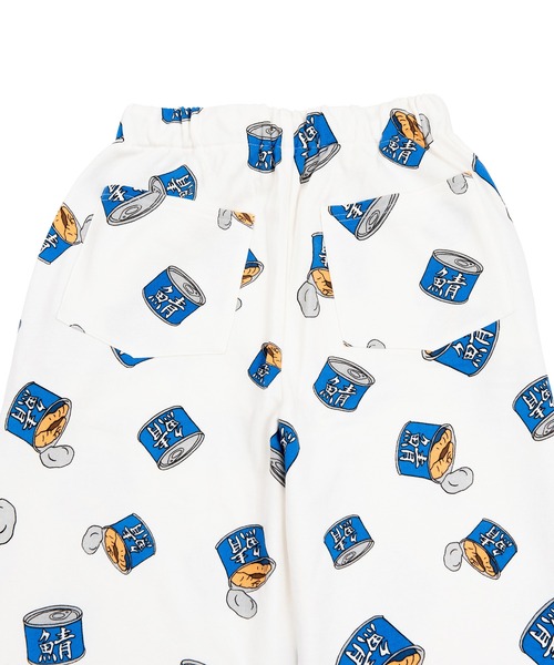 PUNYUS（プニュズ）の「フード総柄スウェットパンツ(SABAKAN・GYOZA・ODEN・KABOCHA)（スウェットパンツ・レディース・ベージュ/オレンジ/ブルー/レッド系その他・1/2/4/3）」の8枚目の写真