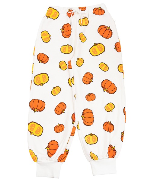 PUNYUS（プニュズ）の「フード総柄スウェットパンツ(SABAKAN・GYOZA・ODEN・KABOCHA)（スウェットパンツ・レディース・ベージュ/オレンジ/ブルー/レッド系その他・1/2/4/3）」の19枚目の写真