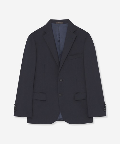 【L】【Breasy Jacket】ストレッチツイル無地セットアップジャケット