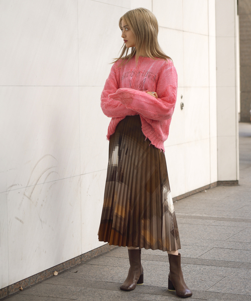 JOINT WORKS(ジョイントワークス)の「モヘヤウールケーブルプルオーバー(ニット/セーター・レディース・ピンク/ブルー/グリーン・FREE)」の20枚目の写真