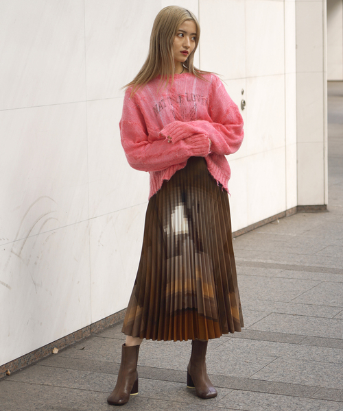 JOINT WORKS(ジョイントワークス)の「モヘヤウールケーブルプルオーバー(ニット/セーター・レディース・ピンク/ブルー/グリーン・FREE)」の21枚目の写真