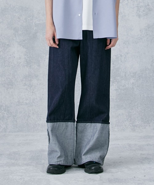 PUBLIC TOKYO(パブリックトウキョウ)の「PUBLIC DENIM フィッシャーマン(デニムパンツ・メンズ・ライトブルー/インディゴブルー・1/2/3)」の6枚目の写真