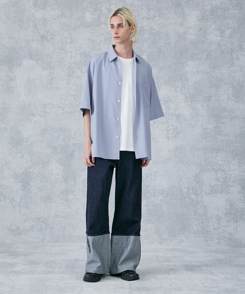 PUBLIC TOKYO(パブリックトウキョウ)の「PUBLIC DENIM フィッシャーマン(デニムパンツ・メンズ・ライトブルー/インディゴブルー・1/2/3)」の3枚目の写真