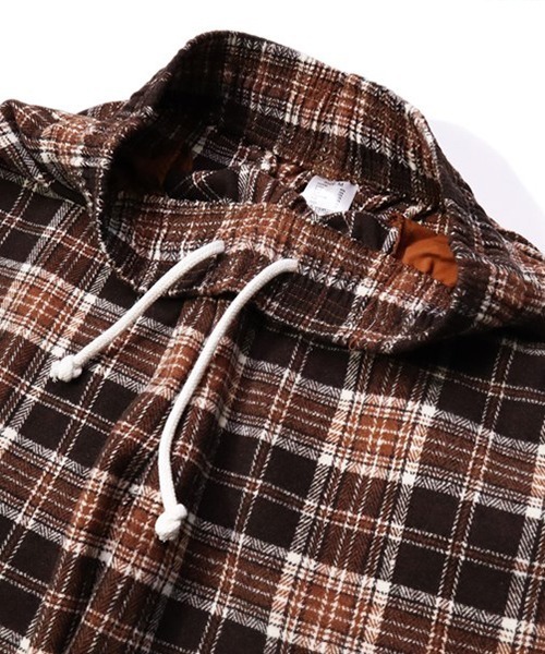 COOKMAN（クックマン）の「Cookman クックマン シェフパンツ イージーパンツ ウールミックス タータン ブラウン Brown（その他パンツ・メンズ・ブラウン・LARGE/MEDIUM）」の5枚目の写真