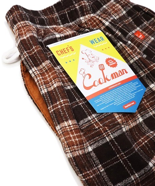 COOKMAN（クックマン）の「Cookman クックマン シェフパンツ イージーパンツ ウールミックス タータン ブラウン Brown（その他パンツ・メンズ・ブラウン・LARGE/MEDIUM）」の9枚目の写真