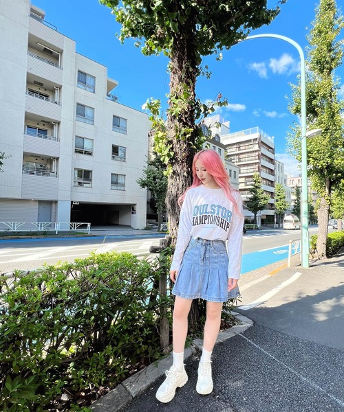 Figments(フィグメンツ)の「SOULSTORロゴロンT(Tシャツ/カットソー・レディース・杢グレー/スミクロ・FREE)」の3枚目の写真
