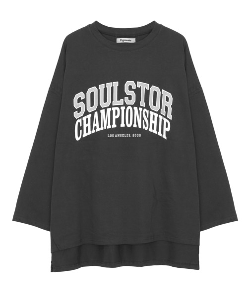 Figments(フィグメンツ)の「SOULSTORロゴロンT(Tシャツ/カットソー・レディース・杢グレー/スミクロ・FREE)」の10枚目の写真