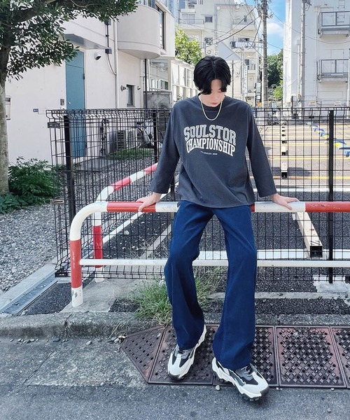 Figments(フィグメンツ)の「SOULSTORロゴロンT(Tシャツ/カットソー・レディース・杢グレー/スミクロ・FREE)」の12枚目の写真