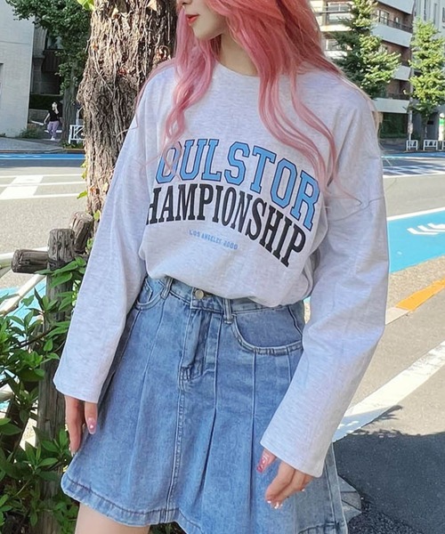 Figments(フィグメンツ)の「SOULSTORロゴロンT(Tシャツ/カットソー・レディース・杢グレー/スミクロ・FREE)」の11枚目の写真