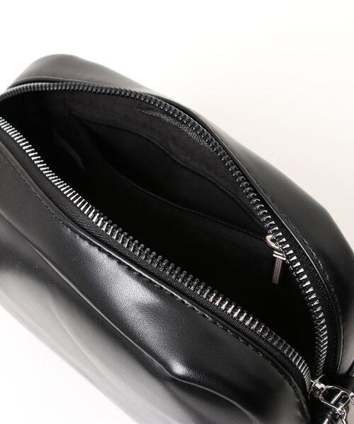 Burner（バーナー）の「【OKUOKU　0909】ポーチ付き スクエア ミニ ショルダーバッグ　oku-bag-641754225247-27（ショルダーバッグ・メンズ・その他1/その他3/その他2/ブラック・FREE）」の9枚目の写真