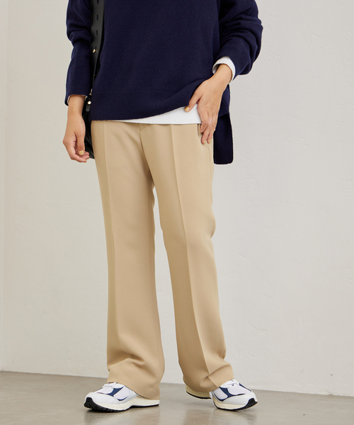 FRAMeWORK（フレームワーク）の「ダブルクロスパンツ（その他パンツ・レディース・ホワイト系その他/ブラック/ベージュ・38/36/40）」の3枚目の写真