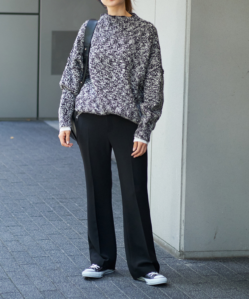 FRAMeWORK（フレームワーク）の「ダブルクロスパンツ（その他パンツ・レディース・ホワイト系その他/ブラック/ベージュ・38/36/40）」の4枚目の写真