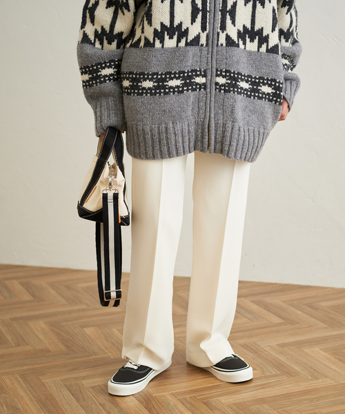 FRAMeWORK（フレームワーク）の「ダブルクロスパンツ（その他パンツ・レディース・ホワイト系その他/ブラック/ベージュ・38/36/40）」の17枚目の写真