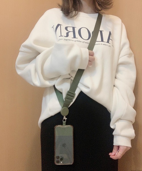 TONE SELECT GOODS(トーンセレクトグッズ)の「Liaa/スマートフォンショルダーストラップ(スマホグッズ・レディース・ホワイト/ブラック/パープル/ネイビー/グレー/グリーン/アーミー/ベージュ系その他・FREE)」の6枚目の写真