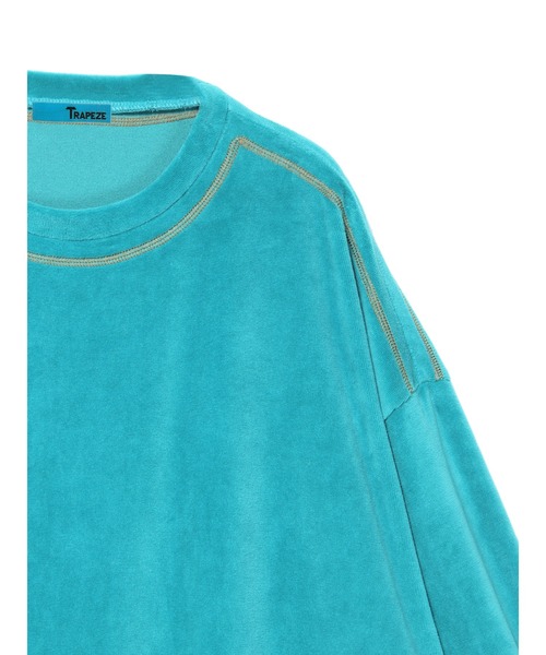 PAMEO POSE（パメオポーズ）の「Pile Top（Tシャツ/カットソー・レディース・グレー/ブラック/ブルー/パープル・FREE）」の7枚目の写真