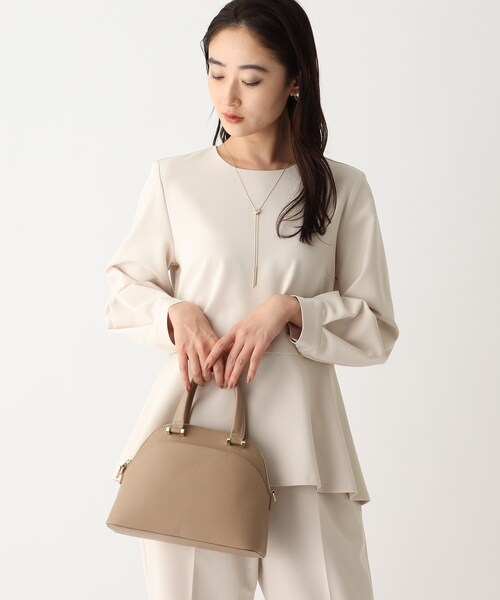 OPAQUE.CLIP（オペークドットクリップ）の「◆ブガッティバッグ【2WAY】（トートバッグ・レディース・オフホワイト/ブラック/サンドベージュ・00）」の3枚目の写真