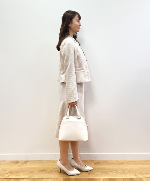 OPAQUE.CLIP（オペークドットクリップ）の「◆ブガッティバッグ【2WAY】（トートバッグ・レディース・オフホワイト/ブラック/サンドベージュ・00）」の9枚目の写真