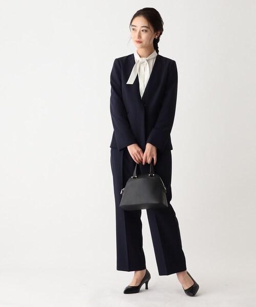 OPAQUE.CLIP（オペークドットクリップ）の「◆ブガッティバッグ【2WAY】（トートバッグ・レディース・オフホワイト/ブラック/サンドベージュ・00）」の14枚目の写真