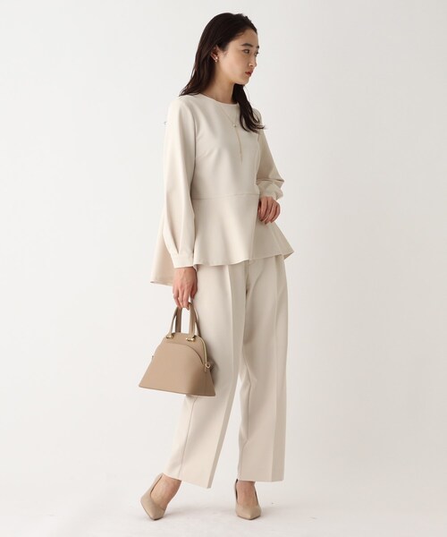 OPAQUE.CLIP（オペークドットクリップ）の「◆ブガッティバッグ【2WAY】（トートバッグ・レディース・オフホワイト/ブラック/サンドベージュ・00）」の18枚目の写真