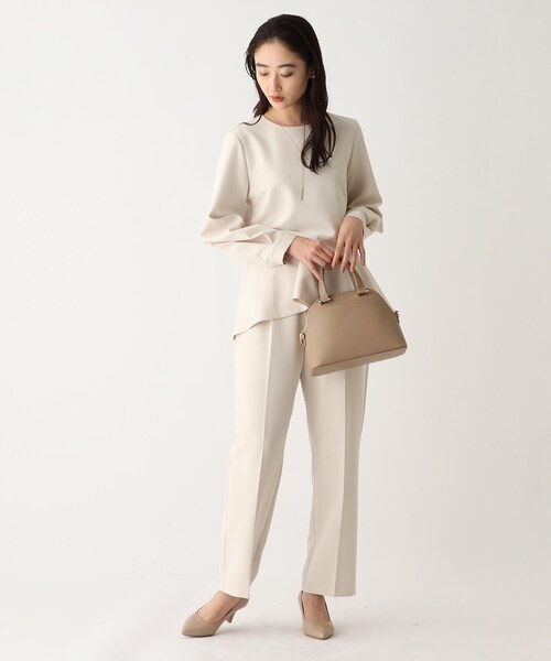 OPAQUE.CLIP（オペークドットクリップ）の「◆ブガッティバッグ【2WAY】（トートバッグ・レディース・オフホワイト/ブラック/サンドベージュ・00）」の19枚目の写真