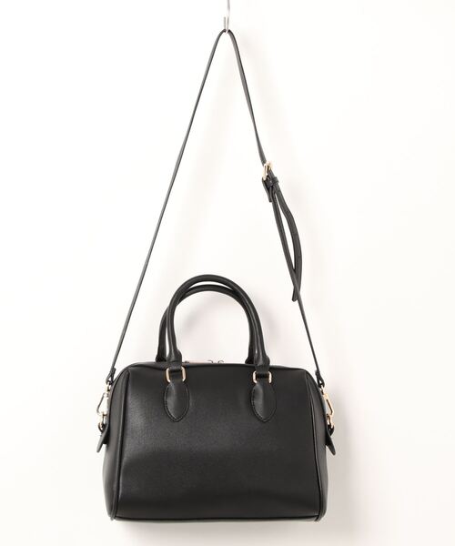 FREE'S MART（フリーズマート）の「◆ミニボストンバッグ（ボストンバッグ・レディース・ブラック/グレー・ﾌﾘ-）」の3枚目の写真