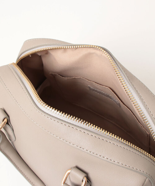 FREE'S MART（フリーズマート）の「◆ミニボストンバッグ（ボストンバッグ・レディース・ブラック/グレー・ﾌﾘ-）」の7枚目の写真