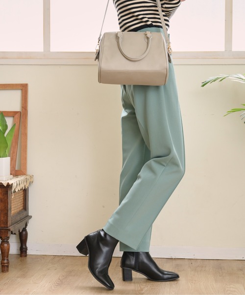 FREE'S MART（フリーズマート）の「◆ミニボストンバッグ（ボストンバッグ・レディース・ブラック/グレー・ﾌﾘ-）」の10枚目の写真