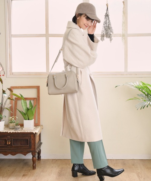 FREE'S MART（フリーズマート）の「◆ミニボストンバッグ（ボストンバッグ・レディース・ブラック/グレー・ﾌﾘ-）」の11枚目の写真