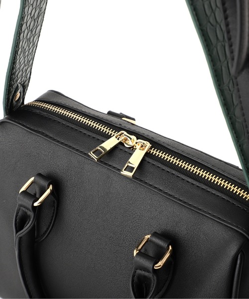 FREE'S MART（フリーズマート）の「◆ミニボストンバッグ（ボストンバッグ・レディース・ブラック/グレー・ﾌﾘ-）」の20枚目の写真