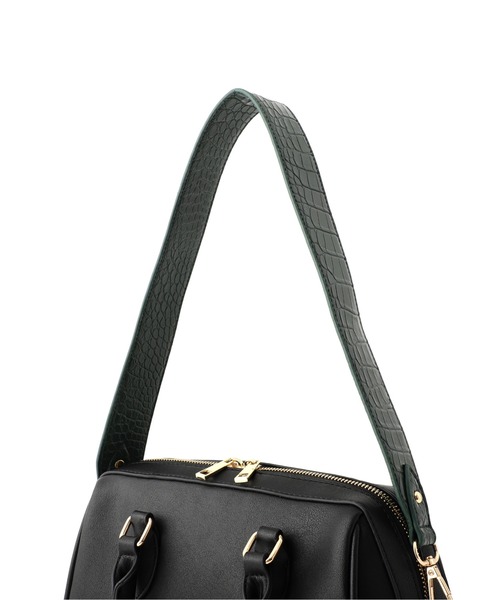 FREE'S MART（フリーズマート）の「◆ミニボストンバッグ（ボストンバッグ・レディース・ブラック/グレー・ﾌﾘ-）」の18枚目の写真