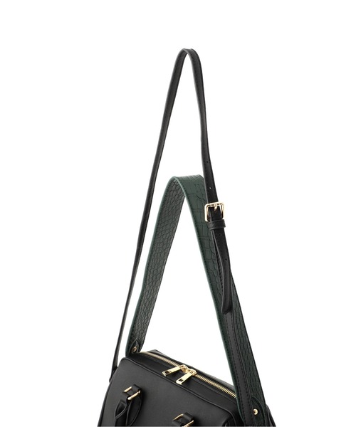 FREE'S MART（フリーズマート）の「◆ミニボストンバッグ（ボストンバッグ・レディース・ブラック/グレー・ﾌﾘ-）」の19枚目の写真