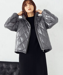 グレー キルティングジャケット