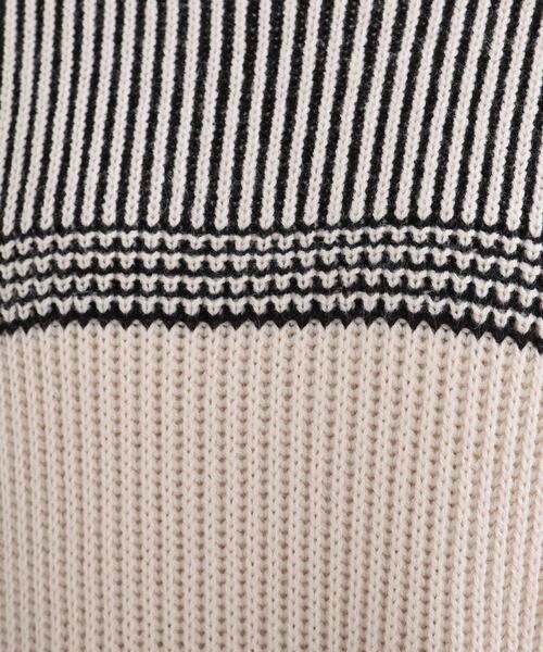 SHOO・LA・RUE（シューラルー）の「◆配色ニットプルオーバー（ニット/セーター・レディース・ピンク系/ベージュ系その他2/ブラック系4・00）」の9枚目の写真