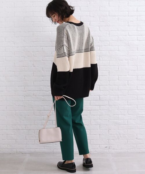 SHOO・LA・RUE（シューラルー）の「◆配色ニットプルオーバー（ニット/セーター・レディース・ピンク系/ベージュ系その他2/ブラック系4・00）」の15枚目の写真