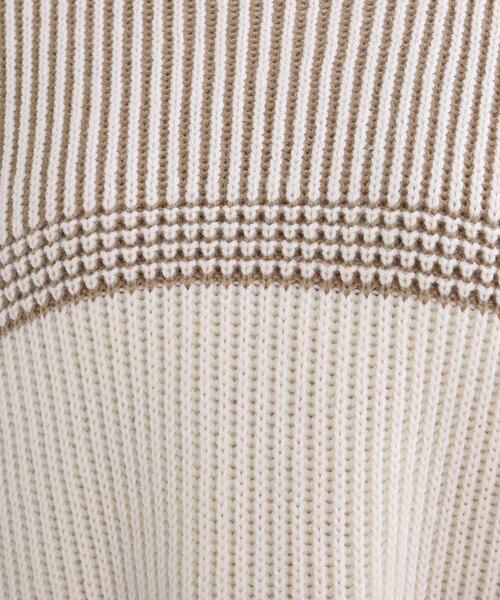 SHOO・LA・RUE（シューラルー）の「◆配色ニットプルオーバー（ニット/セーター・レディース・ピンク系/ベージュ系その他2/ブラック系4・00）」の16枚目の写真