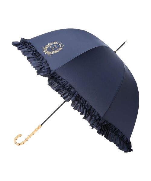 Maison de FLEUR（メゾンドフルール）の「ヒートカットフリル長傘（長傘・レディース・ブラック/ネイビー/ピンク・FREE）」の13枚目の写真