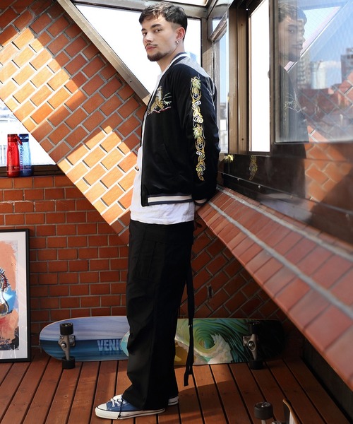 HOUSTON スカジャン X-LARGE HOUSTON（ヒューストン）の「HOUSTON スカジャン（U.S.A.F