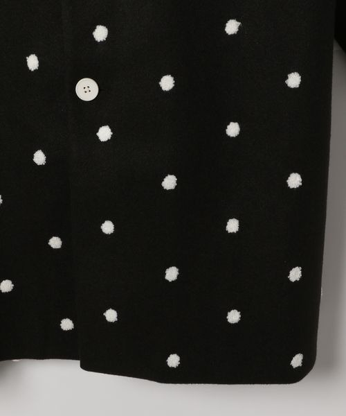 LOWRYS FARM(ローリーズファーム)の「ドットコート 180385(ステンカラーコート・キッズ・ブラック・150cm/160cm)」の10枚目の写真