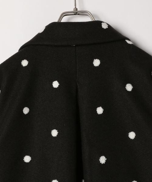 LOWRYS FARM(ローリーズファーム)の「ドットコート 180385(ステンカラーコート・キッズ・ブラック・150cm/160cm)」の11枚目の写真