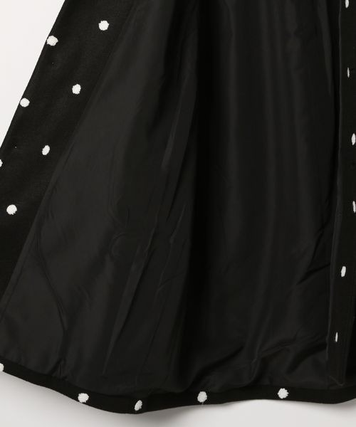 LOWRYS FARM(ローリーズファーム)の「ドットコート 180385(ステンカラーコート・キッズ・ブラック・150cm/160cm)」の12枚目の写真