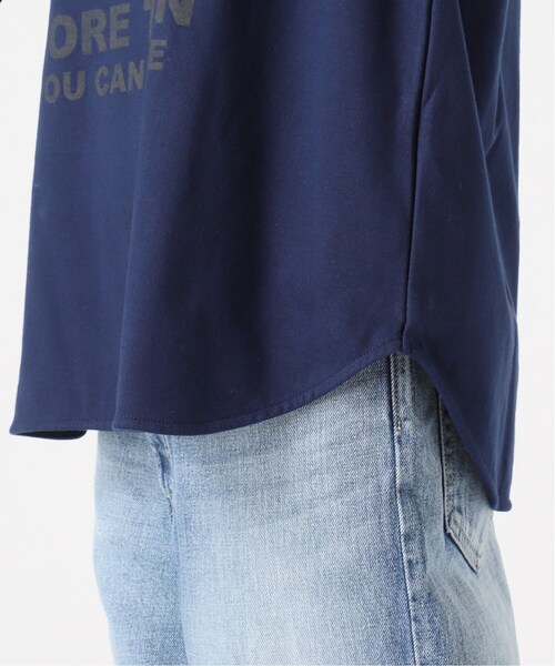 FRAMeWORK（フレームワーク）の「≪追加≫ロゴロンTee2（Tシャツ/カットソー・レディース・ホワイト/ネイビー・FREE）」の9枚目の写真