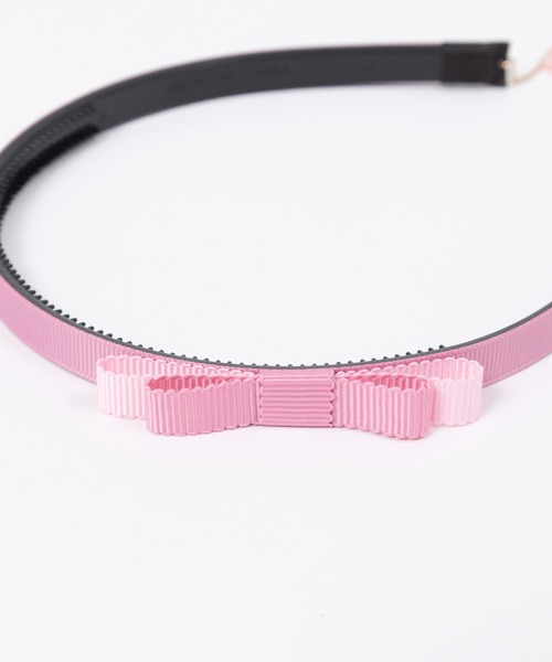 KP DECO（ケーピーデコ）の「お花パーツ付きグログランリボンカチューシャ（カチューシャ・キッズ・ラベンダー/ピンク・FREE）」の8枚目の写真