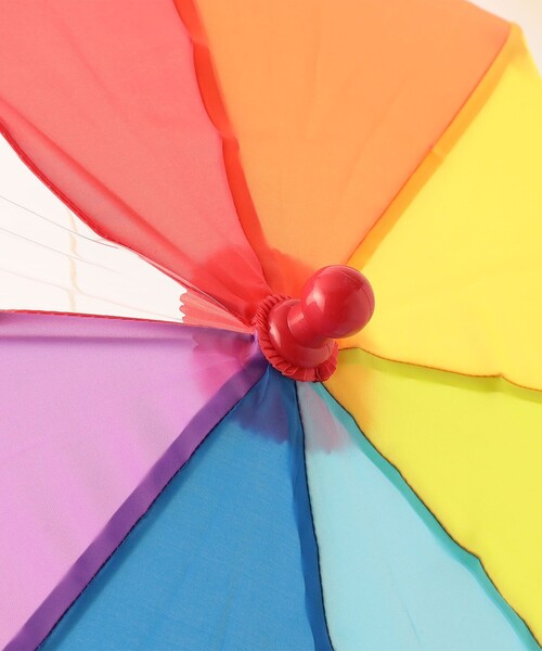 green label relaxing（グリーンレーベルリラクシング）の「GLR レインボー アンブレラ / 傘 / レイン / キッズ  （40cm-55cm）（長傘・キッズ・その他1・40cm/45cm/50cm/55cm）」の2枚目の写真