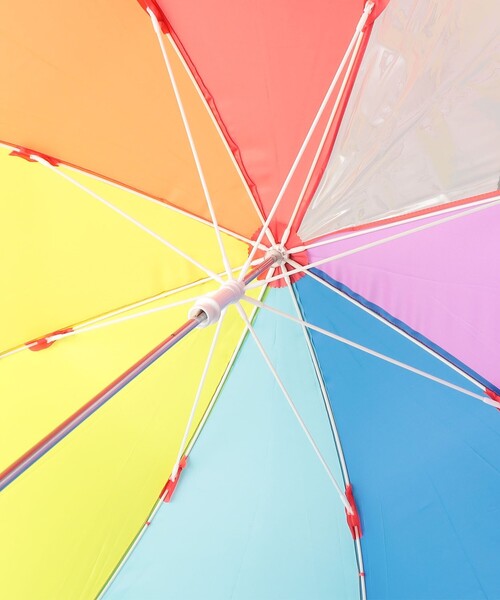 green label relaxing（グリーンレーベルリラクシング）の「GLR レインボー アンブレラ / 傘 / レイン / キッズ  （40cm-55cm）（長傘・キッズ・その他1・40cm/45cm/50cm/55cm）」の3枚目の写真