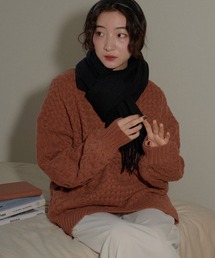 ECRIRE | ドロップショルダーざっくり編みニット(ニット/セーター)