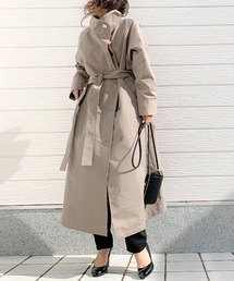 Q | スタンドトレンチコート(トレンチコート)