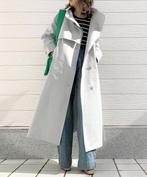 Q | スタンドトレンチコート(トレンチコート)