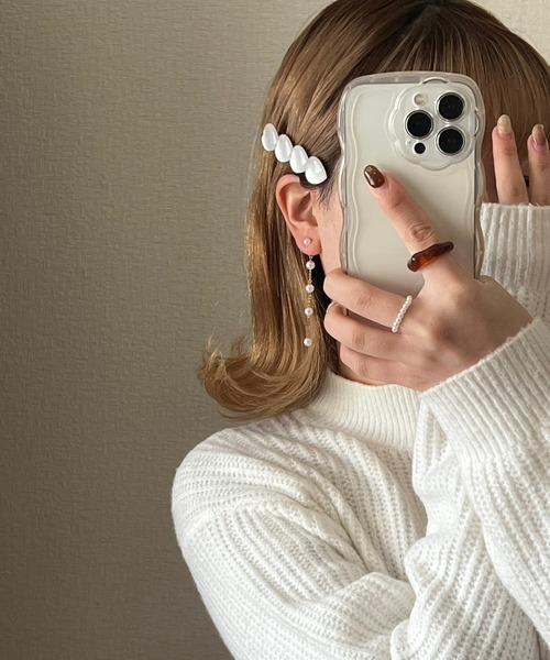 cuorequal(クオレコール)の「ハートホワイトヘアピン(ヘアピン・レディース・ホワイト・FREE)」の7枚目の写真