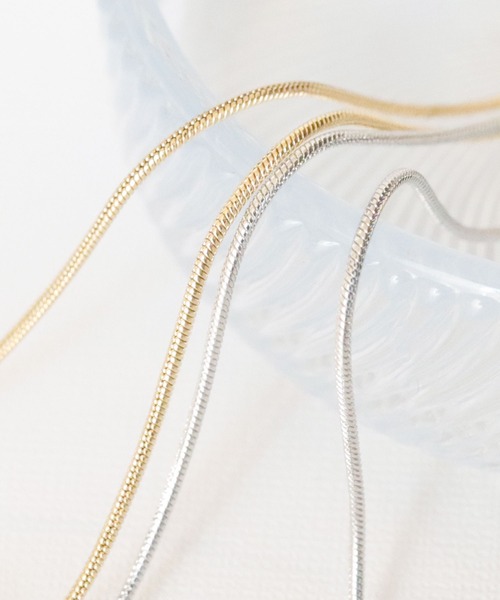 金属アレルギー対応ぷっくりホースシューステンレスネックレス