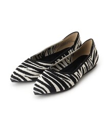 SHOO・LA・RUE | 【洗える】中敷きがふかふか！ ニット ポインテッドパンプス(パンプス)